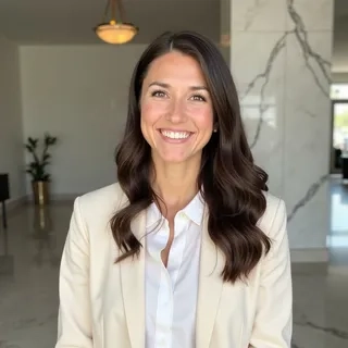 Blazer & Blouse with Marble Lobby