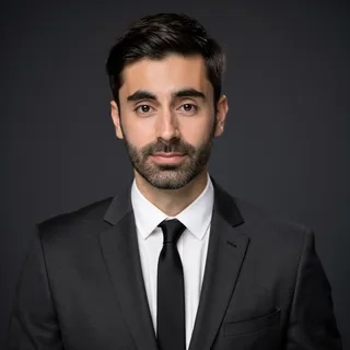 Charcoal Suit with Boardroom