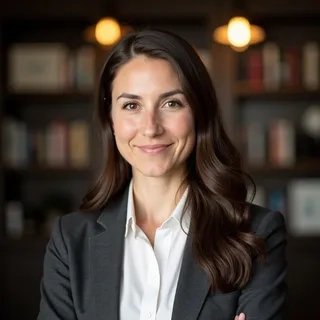 Charcoal Blazer with Bookshelf